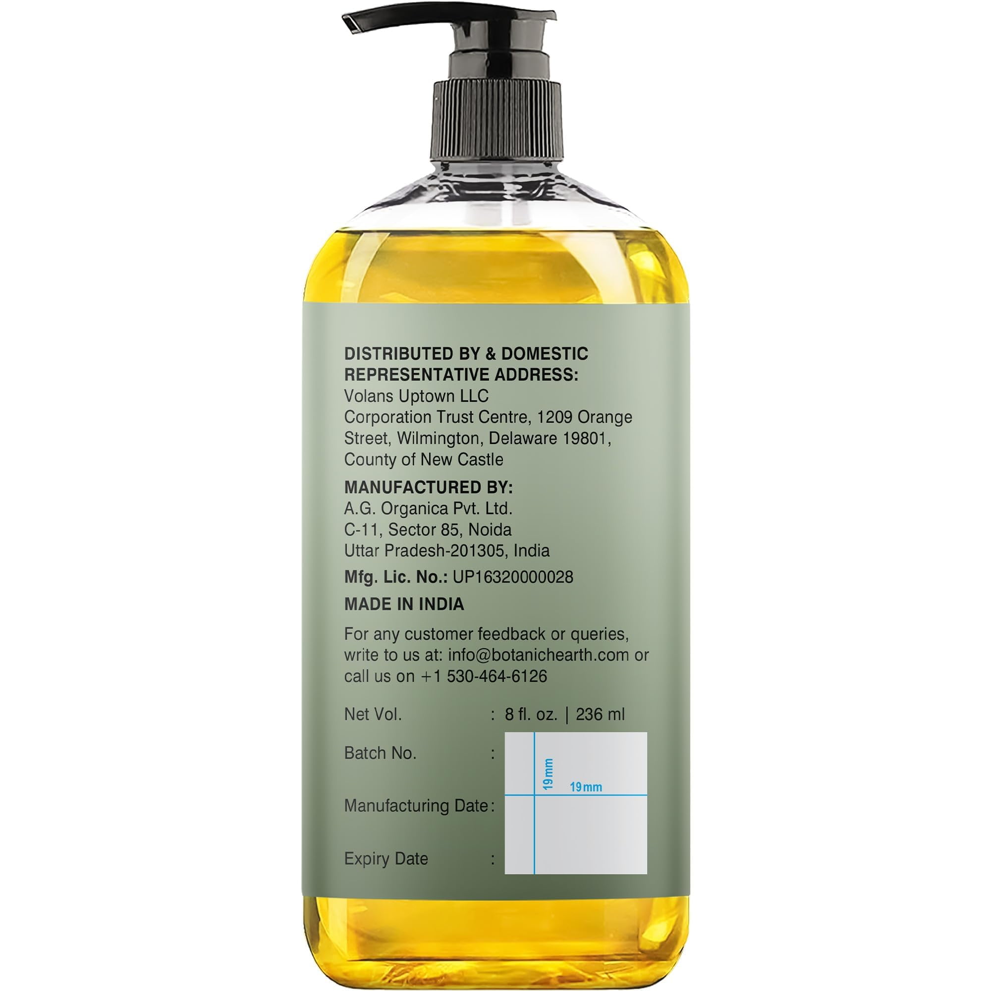 Botanic Hearth Jojoba Oil (8 fl oz) | 100% Pure & Natural, Cold-Pressed, Lightweight Moisturizer for Skin, Hair, Face, Scalp & Nails | Non-Greasy, Hexane-Free, Premium Grade Oil
