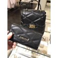 thumbnail image 2 of Michael Kors Serena MD Quilted Leather Flap Backpack Handbag Purse+Wallet Black, 2 of 4