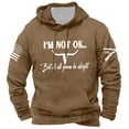 thumbnail image 3 of Sweat à Capuche Imprimé pour Hommes, Double Couche, Décontracté, Ample, Confortable, Tendance, Business, 3 of 3