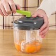 thumbnail image 5 of Manual meat grinder, hand-cranked food processor, vegetable grater, mini., 5 of 5