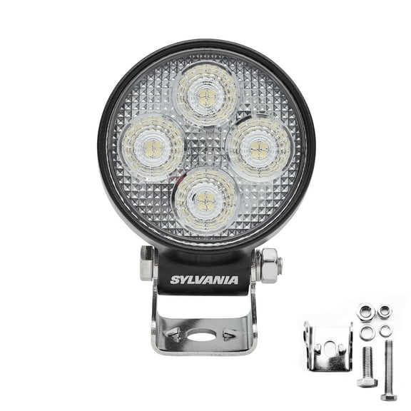 Sylvania 3 Inch Round LED Light Pod Spot 3200 Lumens, 1 pack, Compatible with Multiple Cars
