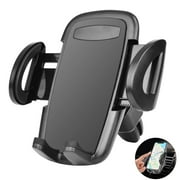 Universal Car Phone Mount for iPhone 12 11 Pro X XR XS Max,Takfox Galaxy Note 20 Ultra A01 A21 A51 A71,LG Stylo 6 K51 Moto E 2020 Cell Phone Air Vent Holder Adjustable Car Cradle Phone Holder, Black