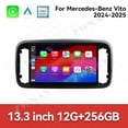 thumbnail image 2 of 13.3 inch Android 15.0 Car Radio For Mercedes-Benz Vito 2024 2025 CarPlay Head unit Stereo, 2 of 13