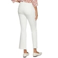thumbnail image 2 of NYDJ Women's Fiona Court Slim Ankle Flare Jeans White Size 6, 2 of 3