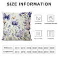 thumbnail image 6 of JRXY  Spring Pillow Cover 2pcs Floral Butterfly Decorations Farmhouse Seasonal Pillow Case Decor for Sofa Couch 18x18in, 6 of 6