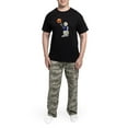 thumbnail image 5 of CafePress - Basketball Snowman Men's Dark Pajamas - Men's Dark Loose Fit Cotton Pajama Set, 5 of 7
