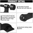 thumbnail image 3 of 20 Pieces Hinge Pin Door Stops Satin Brushed Door Stopper Adjustable Heavy Duty Hinge Door Stopper, 3 of 5