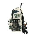 thumbnail image 4 of FORMRS School Backpack with Front Zippered Pocket 12" Student Travel Daypack, Beige Christmas Trees, 4 of 6