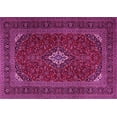 thumbnail image 1 of Ahgly Company Indoor Rectangle Medallion Pink Traditional Area Rugs, 7' x 9', 1 of 4