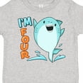 thumbnail image 4 of Inktastic I'm Four Shark Fourth Birthday Boys or Girls Toddler T-Shirt, 4 of 5