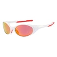 thumbnail image 4 of Running Sunglasses for Women,Golf Sunglasses for Men,Polarized Sports Sunglasses Mens UV400 Protection Mirror Lenses Oval Frame Sun Glasses(Red), 4 of 9