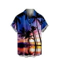 thumbnail image 2 of Joau Mens Hawaiian Shirts Casual Button-Down Shirts Short Sleeve Tropical Summer Beach Shirts for Men S-4XL, 2 of 5