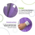 thumbnail image 4 of Purple Disposable Lab Coats, SMS Knee Length with 3 Pockets, 10 Count, Large, 4 of 7