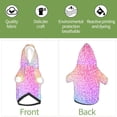thumbnail image 6 of Fotbe Colorful Glitters Print Small Dog Sweater Hoodies Pet Grey Hooded Soft Fleece Sweatshirts with Pocket Fall Winter Puppy Cat Sweaters Warm Clothes-XX-Large, 6 of 7