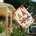 thumbnail image 3 of Two Gnomes Pumpkins and Fall Leaves Fall Garden Flags 28"x40" Double Side,Small Yard Flags for Outside,Outdoor Fall Decor,Autumn Funny Garden Flag Yard Decoration, 3 of 5