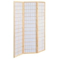 thumbnail image 2 of Privacy Screen Porch & Den Natural 3-Panel Room Divider Folding Shoji Screen,Partition Screen, 2 of 6