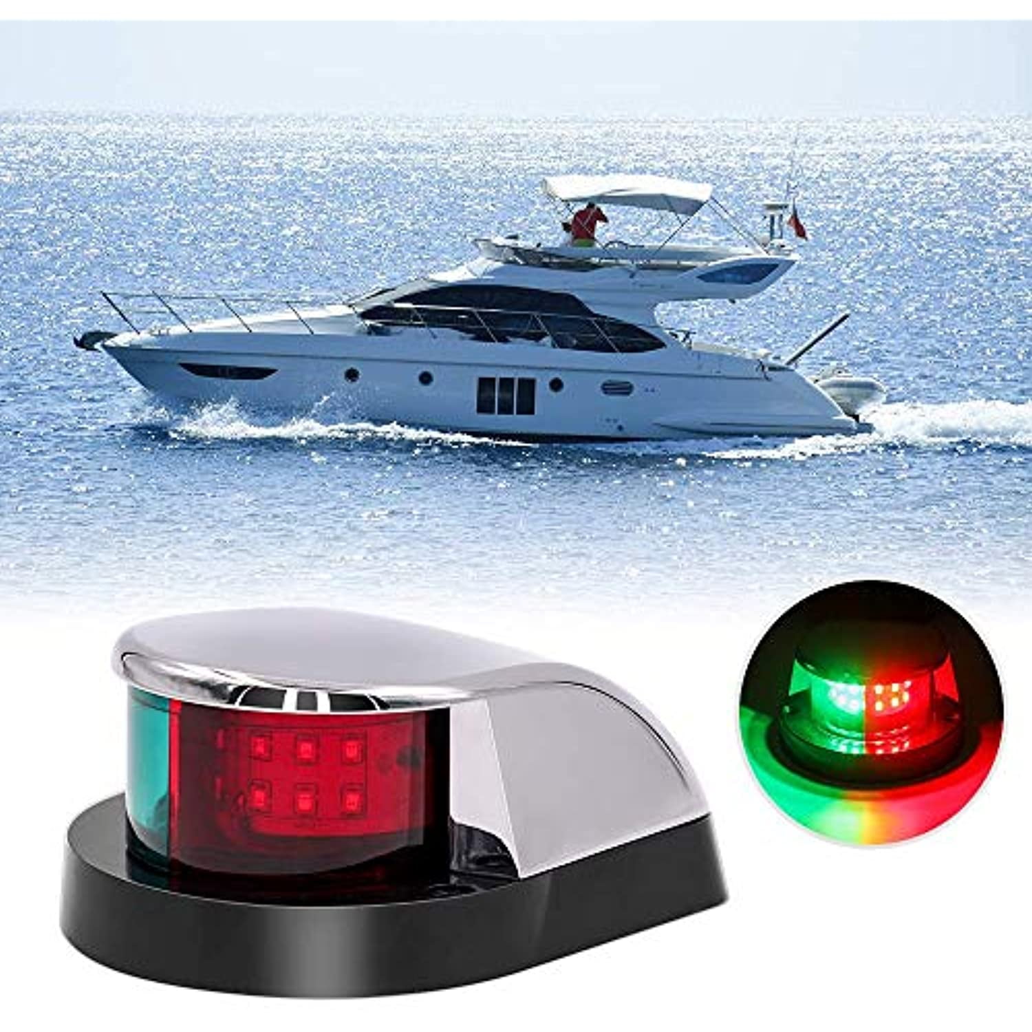 4pcs MULTI Bow LED 12" Sidelight Navigation Light Waterproof Boat Marine 12V