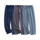 thumbnail image 1 of Pantalones de pijama para hombre Pantalones de pijama de algodón Pantalones de pijama ligeros Pantalones de punto con bolsillo, 1 of 8