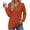 Caramel, variant on V Neck Blouses for Women Dressy Casual Tops Button Long Sleeve Shirts Trendy Fall Tops