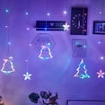 thumbnail image 4 of POINTERTECK Curtain Twinkle Starry Light 11.5FT USB Remote  Led Window Curtain String Light for Wedding Party  Halloween  Christmas Decorations, 4 of 14