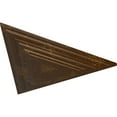 thumbnail image 3 of Ekena Millwork 19"W x 16 5/8"H x 1 1/8"P Triangle Ceiling Medallion, Hand-Painted Root Beer Crackle, 3 of 6