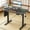 Walnut, variant on Raising Desk That Raises Up and Down Large Adjustable Height Standing Desks for Home Office Productivity