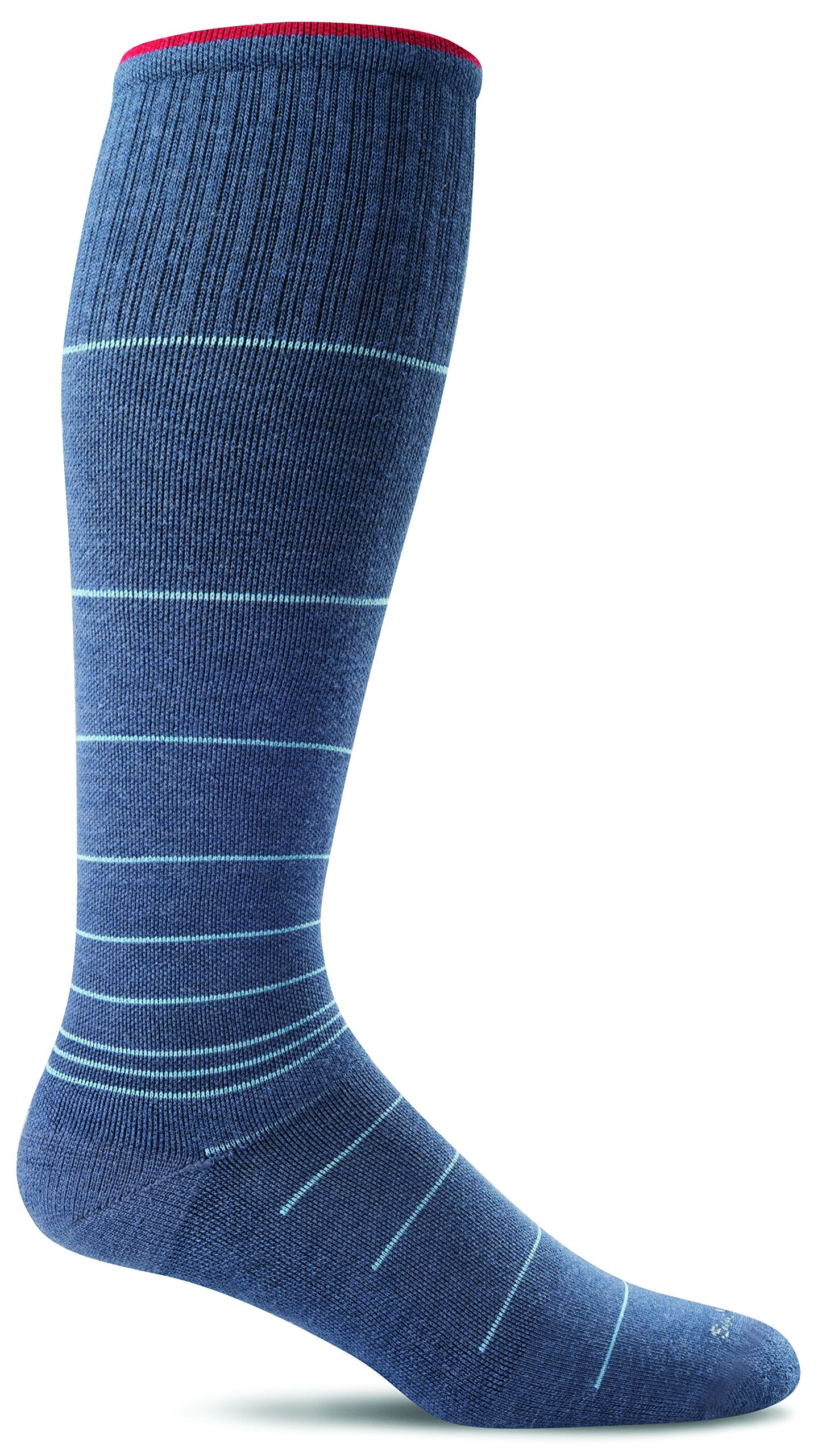 Sockwell SW1M Men's Circulator Moderate Graduated Compression All Colors Socks (Large, Denim