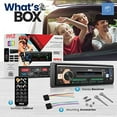 thumbnail image 2 of Pyle 300-Watt Stereo Receiver Power Amplifier, Single DIN, Bluetooth Compatible, 25 Band EQ (Black), 2 of 6
