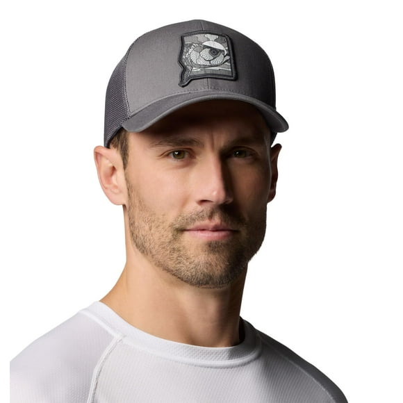 Gorra Columbia PFG Patch Mesh City Grey/Sunset Fish S/M