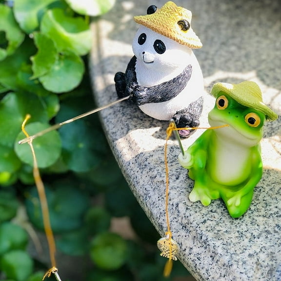 Gosuguu Fisherman Statue for Garden, Outdoor Garden Gnome Decoration, Garden Figurine for Patio, Yard, and Outdoor Spaces, Unique Garden Ornaments