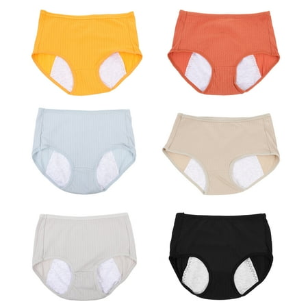 

NUOLUX Underpants Menstrualcotton High Waist Briefs Menstruation Pantsbreathable Ladiesstretch