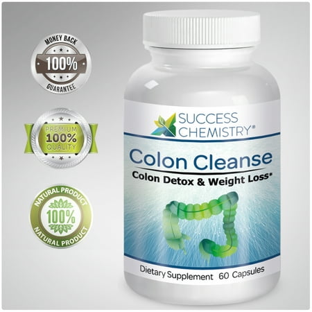 Colon Cleanse & Natural Body Detox - Weight Loss & Increased Energy Levels. Removes Toxins. Relieve Bloating. Extra Strength. Non-GMO | by Success