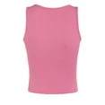 thumbnail image 3 of Fshinging 2026 Summer Fashion Tank Top for Women Rhinestone Crop Heart Wing Graphic Summe Cute Going Out ;] Layering Pink L, 3 of 5