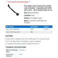 thumbnail image 2 of Front Right Lower Control Arm and Ball Joint Assembly - Compatible with 2005 - 2010, 2012 - 2014 Chrysler 300 6.4L V8 2006 2007 2008 2009 2013, 2 of 2