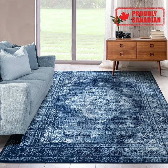 A2Z Vintage Medallion Santorini Soft Living Room Area Rug Tapis Carpet (3x5 4x6 5x7 5x8 7x9 8x10)