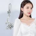 Earrings for Women Swan Anti Allergy Earrings Ear Clasps Medium and ...