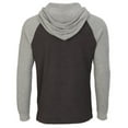thumbnail image 2 of Boxercraft BM3702 Men's Waffle Knit Pullover Hoodie-Charcoal/Oxf Ht-3XL, 2 of 2