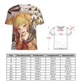 thumbnail image 2 of Himiko Toga Womens T-Shirt Round Neck Short Sleeve Tee Shirts Summer Breathable Tops Blouse 5XL, 2 of 8