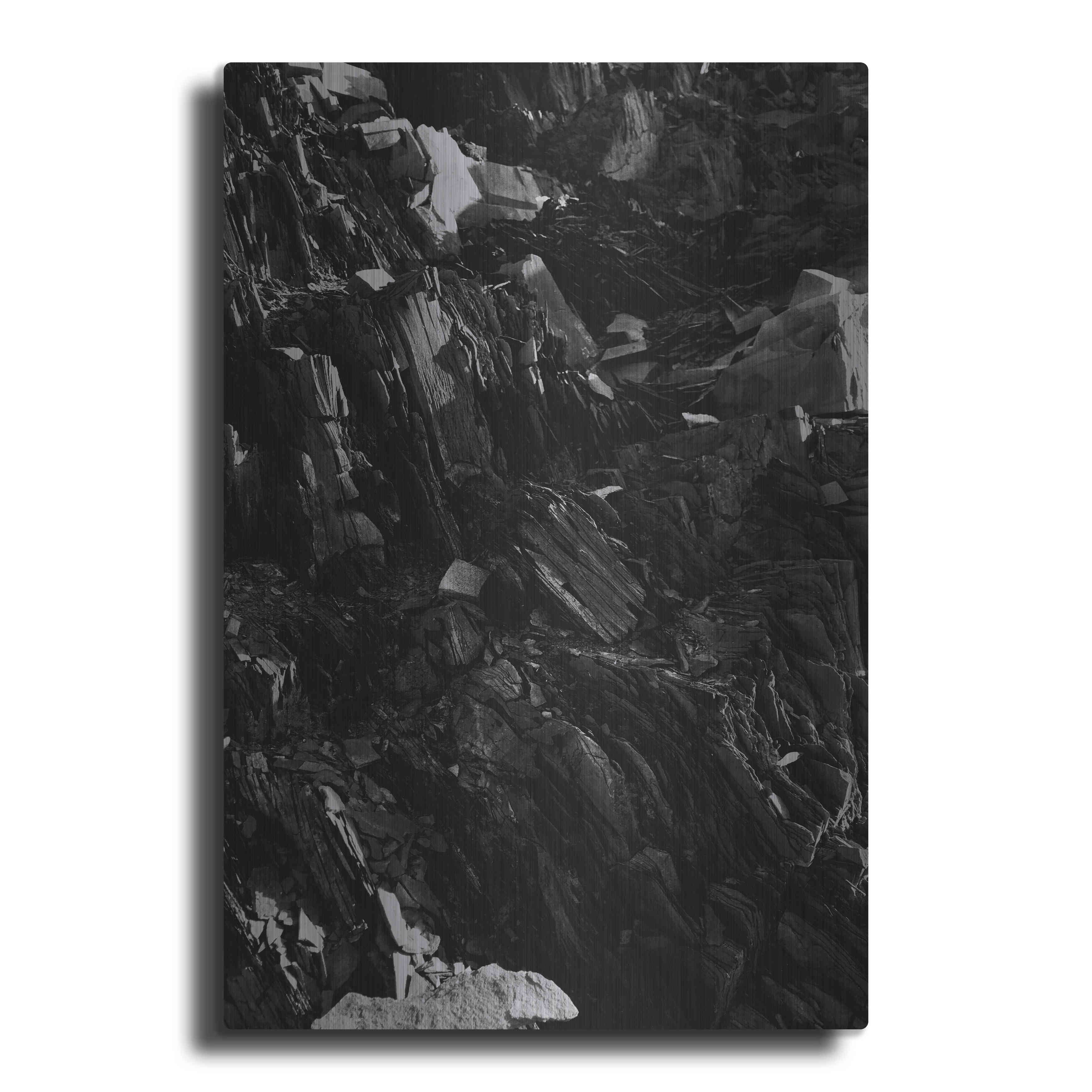 Luxe Metal Art 'Black Rock' by Design Fabrikken, Metal Wall Art, 24