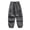 Gray, variant on GZMOALH Men's Lightweight Nylon Cargo Jogger Pants, Drawstring Waist Utility Pants with Adjustable Hems