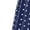 Blue, variant on AURA Plus Size Polka Dot Midi Dress V Neck A Line High Waisted Summer Casual Dress Blue Red Green Black