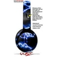 thumbnail image 2 of Skin Decal Wrap works with Original Beats Solo Pro Headphones Electrify Blue Skin Only BEATS NOT INCLUDED, 2 of 5