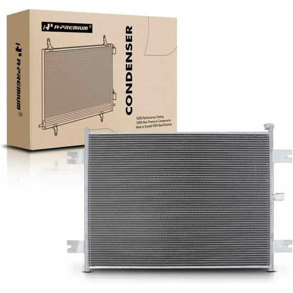 A-Premium Air Conditioning A/C Condenser Compatible with Peterbilt 330 2001, 385 2006, 387 2000-2005, Replace# 79050, 1E4582