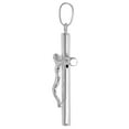thumbnail image 2 of Sterling Silver Large Plain Crucifix Pendant 5mm Tubular High Polished 2 1/4 inch, 2 of 4