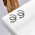 thumbnail image 3 of 2pcs Double Nose Rings For Pierced Noses Spiral Nose Rings For Girls, Nostril Piercing Jewellery Best Gift, 3 of 4