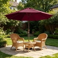 thumbnail image 1 of CQCYD Patio Umbrella Replacement Canopy , 8 Ribs Banana Umbrella Cover, Outdoor Waterproof Sun Shade Fabric, Weather Protection Top for Backyard Garden and Poolside, 1 of 6