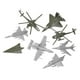 thumbnail image 2 of Modelo ensamblado de 8 aviones, modelo de avión a escala 1:144, conjunto de modelos de Pp, modelo de avión para colección, 2 of 9