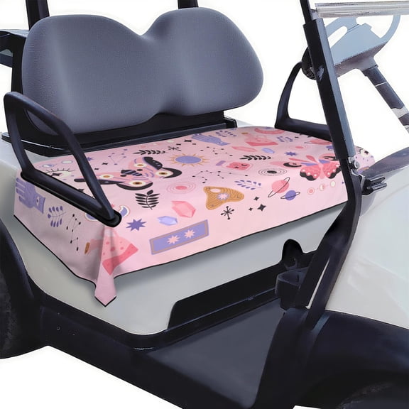 Icon Golf Cart Seat Cover 51" x 31", Premium Microfiber Towel for i40 & i60L Front Bench, Also Fits EZGO & Yamaha