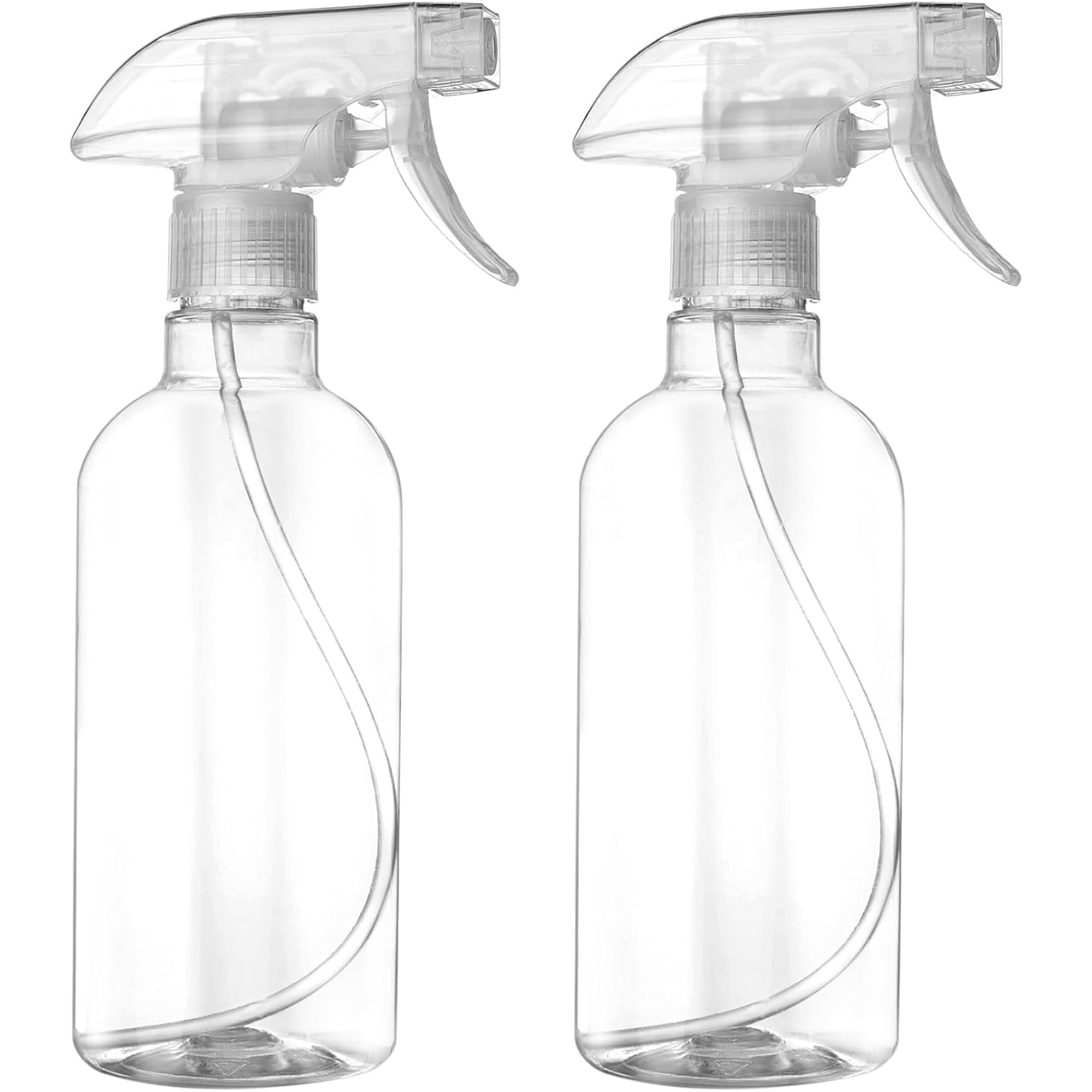 DIYSELF Spray Bottles for Cleaning, 2 Pack, 16oz/ 500ml