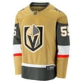 thumbnail image 2 of Men's Fanatics Keegan Kolesar Gold Vegas Golden Knights Home Breakaway Jersey, 2 of 3